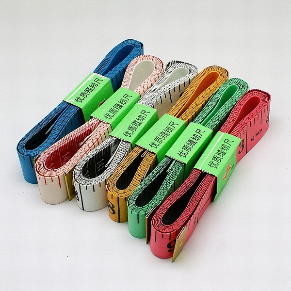 PandaHall Tape Measure, Mixed Color, 60 inch, 158x20mm, 12bundles/box Plastic Multicolor
PandaHall Tape Measure, Mixed Color, 60 inch, 158x20mm, 12bundles/box Plastic Multicolor