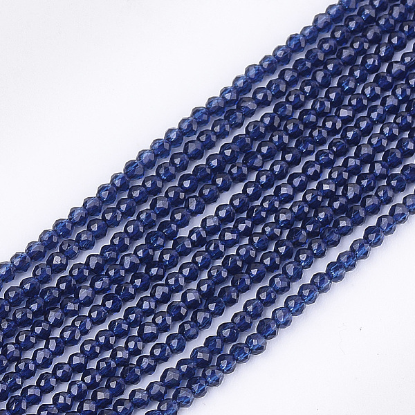 PandaHall Synthetic Quartz Crystal Beads Strands, Dyed, Faceted, Star Cut Round Beads, Dark Blue, 2mm, Hole: 0.5mm, about 215pcs/strand...
PandaHall Synthetic Quartz Crystal Beads Strands, Dyed, Faceted, Star Cut Round Beads, Dark Blue, 2mm, Hole: 0.5mm, about 215pcs/strand...