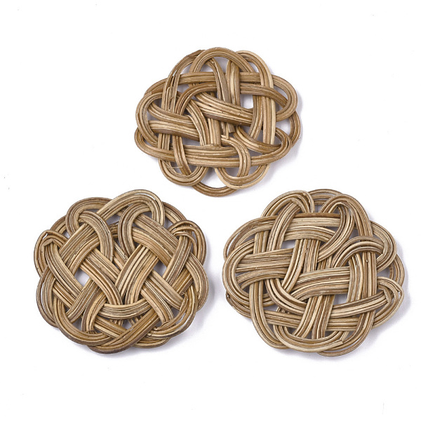 PandaHall Handmade Reed Cane/Rattan Woven Beads, For Making Straw Earrings and Necklaces, No Hole/Undrilled, Flower, BurlyWood..., Orange
PandaHall Handmade Reed Cane/Rattan Woven Beads, For Making Straw Earrings and Necklaces, No Hole/Undrilled, Flower, BurlyWood..., Orange