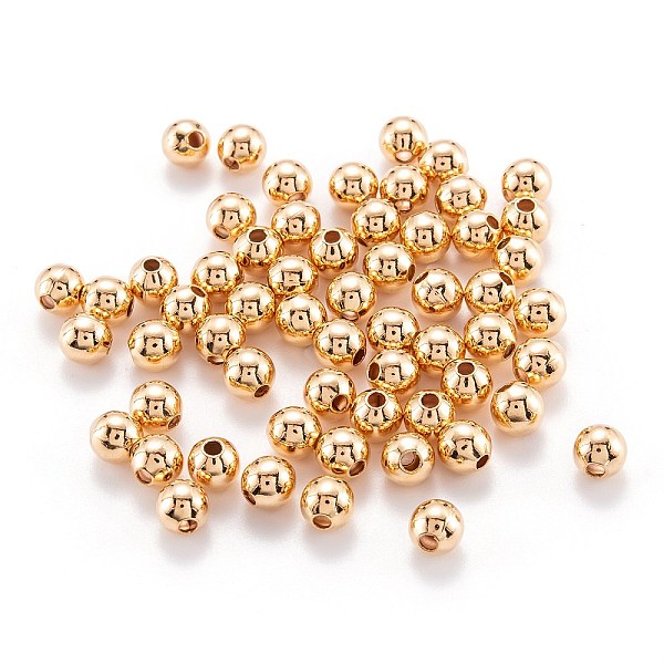 PandaHall Brass Beads, Long-Lasting Plated, Round, Real 18K Gold Plated, 6mm, Hole: 2mm Brass Round
PandaHall Brass Beads, Long-Lasting Plated, Round, Real 18K Gold Plated, 6mm, Hole: 2mm Brass Round