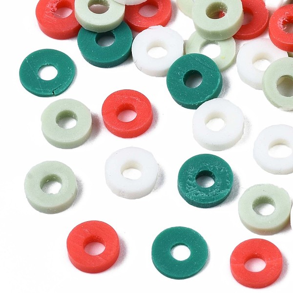 PandaHall Handmade Polymer Clay Beads, Heishi Beads, Disc/Flat Round, Mixed Color, 4x0.5~1.5mm, Hole: 1.5mm, about 66600pcs/1000g Polymer..., Multicolor
PandaHall Handmade Polymer Clay Beads, Heishi Beads, Disc/Flat Round, Mixed Color, 4x0.5~1.5mm, Hole: 1.5mm, about 66600pcs/1000g Polymer..., Multicolor
