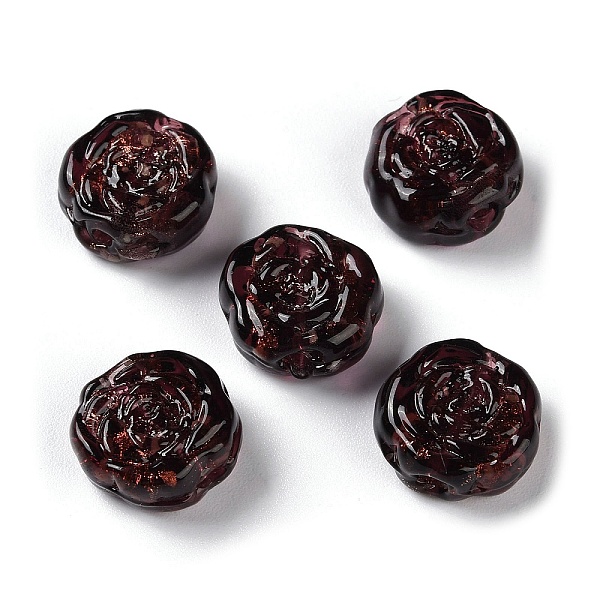 PandaHall Handmade Gold Sand Lampwork Beads Strand, Rose, Black, 15~16x16.5~17x7.5~8mm, Hole: 1.6mm, about 30pcs/strand, 18.11''(46cm)...
PandaHall Handmade Gold Sand Lampwork Beads Strand, Rose, Black, 15~16x16.5~17x7.5~8mm, Hole: 1.6mm, about 30pcs/strand, 18.11''(46cm)...