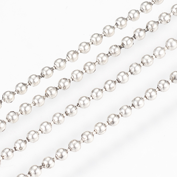 PandaHall Iron Ball Chains, Beads Chain, Soldered, with Spool, Lead Free & Cadmium Free & Nickel Free, Antique Silver, 1.5mm, about 328.08...
PandaHall Iron Ball Chains, Beads Chain, Soldered, with Spool, Lead Free & Cadmium Free & Nickel Free, Antique Silver, 1.5mm, about 328.08...