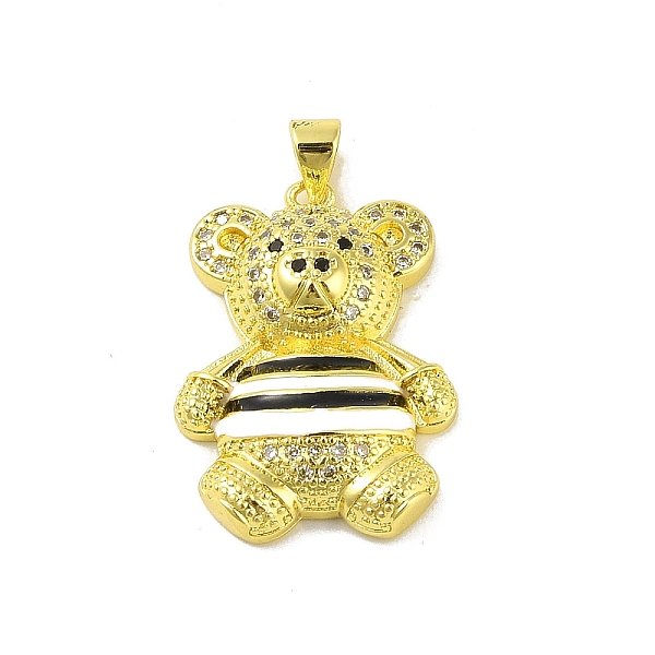 PandaHall Brass Micro Pave Cubic Zirconia Pendants, with Enamel, Real 18K Gold Plated, Bear, Black, 28x20x5mm, Hole: 4.5x3.7mm Brass+Cubic...
PandaHall Brass Micro Pave Cubic Zirconia Pendants, with Enamel, Real 18K Gold Plated, Bear, Black, 28x20x5mm, Hole: 4.5x3.7mm Brass+Cubic...