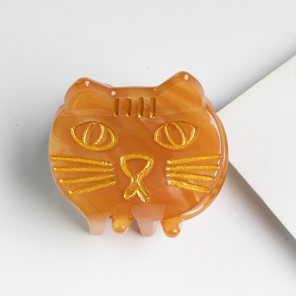 PandaHall Cute Cat Shape Hair Claw Clip, PVC Plastic Ponytail Hair Clip for Girl, Orange, 28x30x30mm PVC Cat Shape Orange
PandaHall Cute Cat Shape Hair Claw Clip, PVC Plastic Ponytail Hair Clip for Girl, Orange, 28x30x30mm PVC Cat Shape Orange
