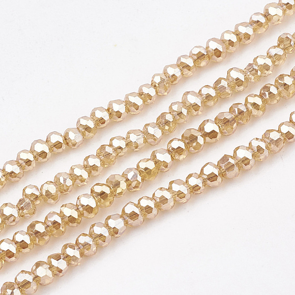 PandaHall Electroplate Transparent Glass Beads Strands, Faceted, Rondelle, Blanched Almond, 2~2.5x1~1.5mm, Hole: 0.5mm, about..., Orange
PandaHall Electroplate Transparent Glass Beads Strands, Faceted, Rondelle, Blanched Almond, 2~2.5x1~1.5mm, Hole: 0.5mm, about..., Orange