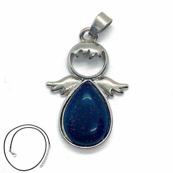 PandaHall Angel Wings Crystal Teardropt Pendant Necklaces Natural Gemstone White
PandaHall Angel Wings Crystal Teardropt Pendant Necklaces Natural Gemstone White