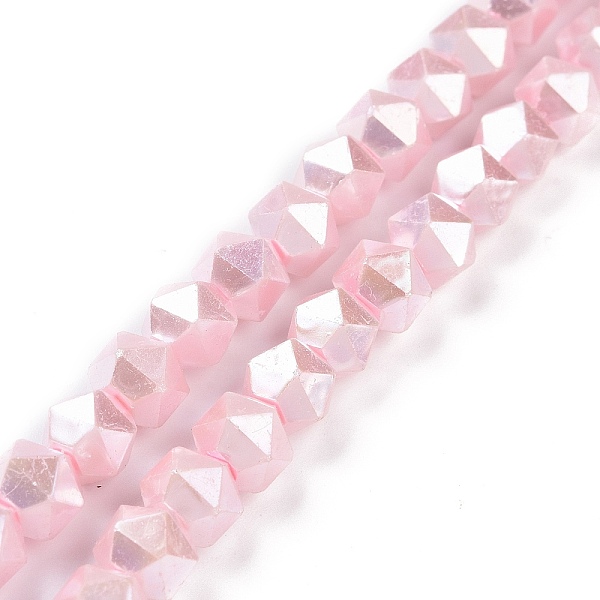 PandaHall Glass Pearl Beads Strands, Faceted, Polygon, Pearl Pink, 7.5x7.5mm, Hole: 1mm, about 49pcs/strand, 14.09 inch(35.8cm) Glass...
PandaHall Glass Pearl Beads Strands, Faceted, Polygon, Pearl Pink, 7.5x7.5mm, Hole: 1mm, about 49pcs/strand, 14.09 inch(35.8cm) Glass...