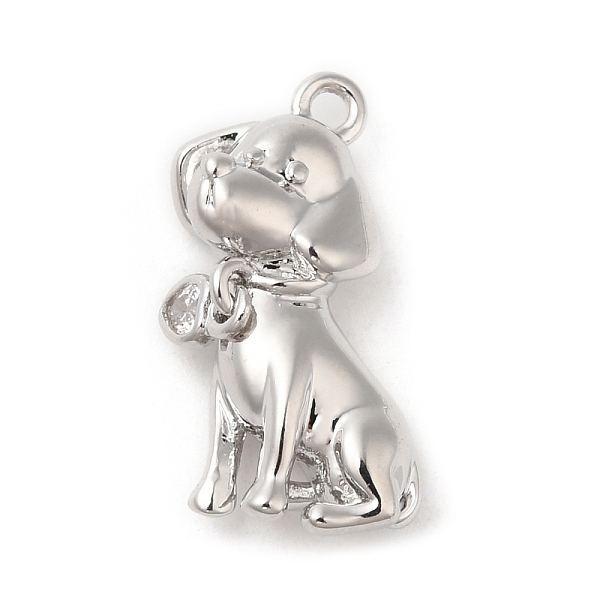 PandaHall Brass with Glass Pendants, Dog & Heart Charm, Real Platinum Plated, 17x12x4mm, Hole: 1.2mm Brass+Glass Dog Clear
PandaHall Brass with Glass Pendants, Dog & Heart Charm, Real Platinum Plated, 17x12x4mm, Hole: 1.2mm Brass+Glass Dog Clear