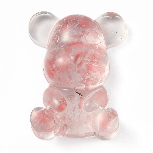 PandaHall Resin Display Decorations, with Cherry Quartz Glass Chips Inside, Bear, 53.5~53.8x41~41.5x17.5~21mm Cherry Quartz Glass Bear
PandaHall Resin Display Decorations, with Cherry Quartz Glass Chips Inside, Bear, 53.5~53.8x41~41.5x17.5~21mm Cherry Quartz Glass Bear