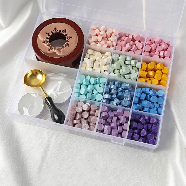 PandaHall Sealing Wax Particles, for Retro Seal Stamp, with Sealing Wax Stove, Spoon and Candle, Colorful, 209x168x39mm Wax
PandaHall Sealing Wax Particles, for Retro Seal Stamp, with Sealing Wax Stove, Spoon and Candle, Colorful, 209x168x39mm Wax