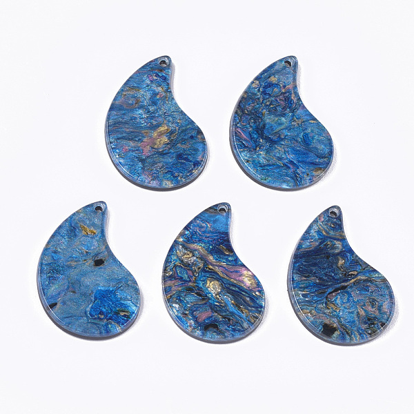 PandaHall Cellulose Acetate(Resin) Pendants, teardrop, Dodger Blue, 27.5x18x2.5mm, Hole: 1.2mm Cellulose Acetate Teardrop Blue
PandaHall Cellulose Acetate(Resin) Pendants, teardrop, Dodger Blue, 27.5x18x2.5mm, Hole: 1.2mm Cellulose Acetate Teardrop Blue