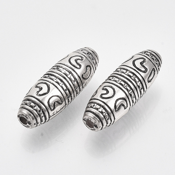 PandaHall CCB Plastic Beads, Oval, Antique Silver, 28.5x10mm, Hole: 2mm, about 287pcs/500g Plastic Oval
PandaHall CCB Plastic Beads, Oval, Antique Silver, 28.5x10mm, Hole: 2mm, about 287pcs/500g Plastic Oval