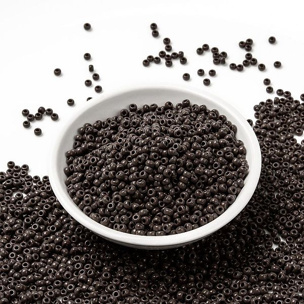 PandaHall MIYUKI Round Rocailles Beads, Japanese Seed Beads, (RR409) Opaque Chocolate, 8/0, 3mm, Hole: 1mm, about 2111~2277pcs/50g Glass..., Brown
PandaHall MIYUKI Round Rocailles Beads, Japanese Seed Beads, (RR409) Opaque Chocolate, 8/0, 3mm, Hole: 1mm, about 2111~2277pcs/50g Glass..., Brown