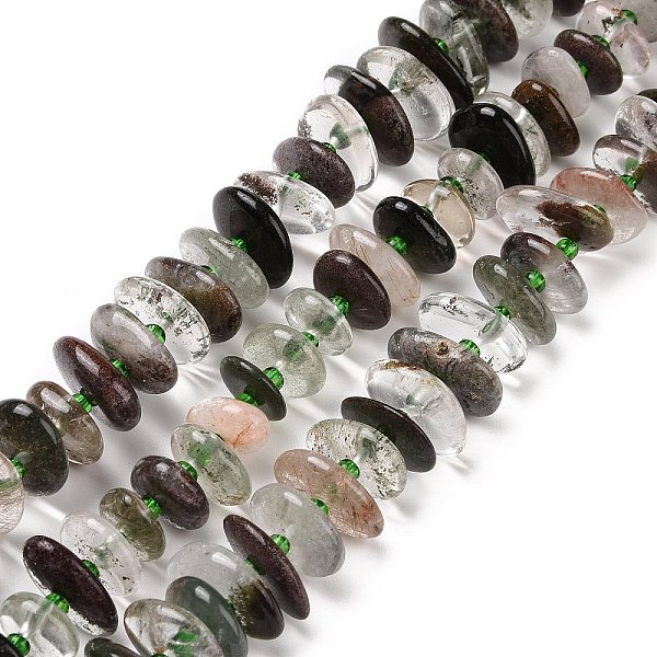 PandaHall Natural Lodolite Quartz Beads Strands, Chip, 5~18x3~9x2~5mm, Hole: 1mm, about 67~69pcs/strand, 15.55''(39.5~40cm) Lodolite Quartz...
PandaHall Natural Lodolite Quartz Beads Strands, Chip, 5~18x3~9x2~5mm, Hole: 1mm, about 67~69pcs/strand, 15.55''(39.5~40cm) Lodolite Quartz...