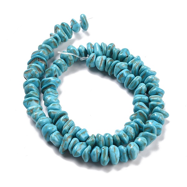 PandaHall Synthetical Turquoise Chips Beads Strands, , 6~12x4~9x1.5~6.5mm, Hole: 1mm, about 88~91pcs/strand, 13.78 inch~14.37 inch...
PandaHall Synthetical Turquoise Chips Beads Strands, , 6~12x4~9x1.5~6.5mm, Hole: 1mm, about 88~91pcs/strand, 13.78 inch~14.37 inch...