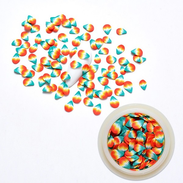 PandaHall Handmade Polymer Clay Nail Art Decoration Accessories, Petal, Dark Cyan, 5~7.5x4~6x0.3~1mm, 1color, 3g/color, 3g Polymer Clay...
PandaHall Handmade Polymer Clay Nail Art Decoration Accessories, Petal, Dark Cyan, 5~7.5x4~6x0.3~1mm, 1color, 3g/color, 3g Polymer Clay...