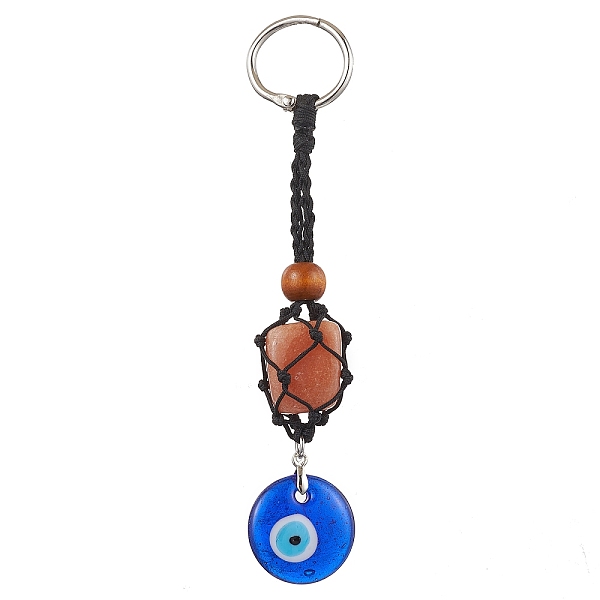 PandaHall Handmade Evil Eye Lampwork Pendant Decoraton, Iron Rings & Braided Nylon Thread Pouch Hanging Ornaments, Blue, 145mm Lampwork Evil...
PandaHall Handmade Evil Eye Lampwork Pendant Decoraton, Iron Rings & Braided Nylon Thread Pouch Hanging Ornaments, Blue, 145mm Lampwork Evil...