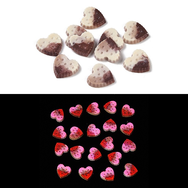 PandaHall Luminous Resin Decoden Cabochons, Glow in the Dark, Cookie, Heart, 9x9.5x2mm Resin Heart
PandaHall Luminous Resin Decoden Cabochons, Glow in the Dark, Cookie, Heart, 9x9.5x2mm Resin Heart