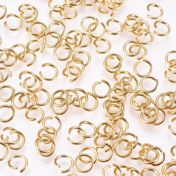 PandaHall 304 Stainless Steel Open Jump Rings, Metal Connectors for DIY Jewelry Crafting and Keychain Accessories, Real 24K Gold Plated, 21...
PandaHall 304 Stainless Steel Open Jump Rings, Metal Connectors for DIY Jewelry Crafting and Keychain Accessories, Real 24K Gold Plated, 21...