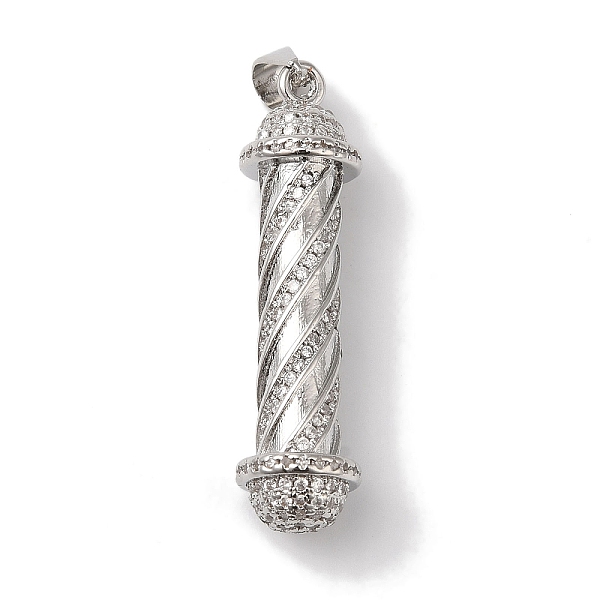 PandaHall Rack Plating Brass Micro Pave Clear Cubic Zirconia Pendants, Long-Lasting Plated, Lead Free & Cadmium Free, Light, Platinum...
PandaHall Rack Plating Brass Micro Pave Clear Cubic Zirconia Pendants, Long-Lasting Plated, Lead Free & Cadmium Free, Light, Platinum...