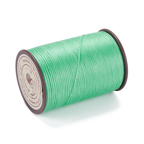 PandaHall Flat Waxed Polyester Thread String, Micro Macrame Cord, for Leather Sewing Stitching, Aquamarine, 0.8~0.9x0.3mm, about 109.36..., Green
PandaHall Flat Waxed Polyester Thread String, Micro Macrame Cord, for Leather Sewing Stitching, Aquamarine, 0.8~0.9x0.3mm, about 109.36..., Green
