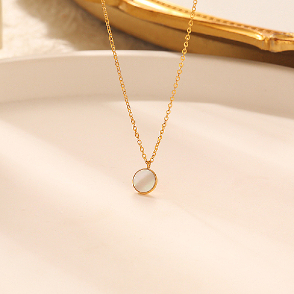 PandaHall Stainless Steel Pendant Necklaces for Women, with Shell, Cable Chain Necklace, Real 18K Gold Plated, 16-1/2 inch(42cm) Stainless...
PandaHall Stainless Steel Pendant Necklaces for Women, with Shell, Cable Chain Necklace, Real 18K Gold Plated, 16-1/2 inch(42cm) Stainless...