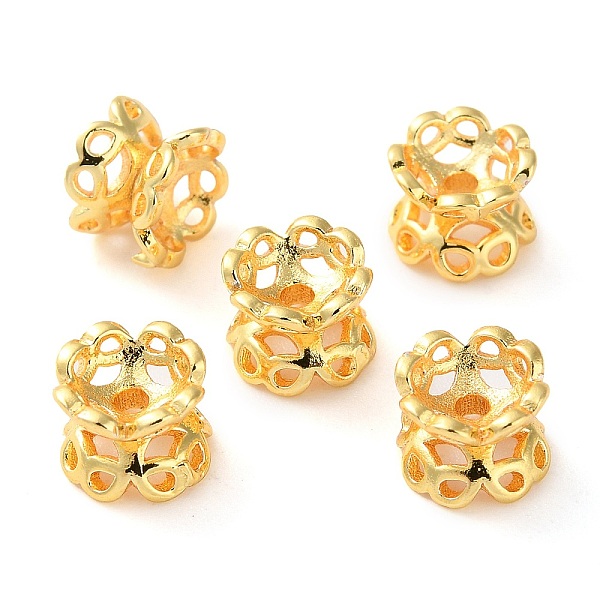 PandaHall Rack Plating Brass Beads, Long-Lasting Plated, Real 18K Gold Plated, 6.5x5mm, Hole: 1.4mm Brass Flower
PandaHall Rack Plating Brass Beads, Long-Lasting Plated, Real 18K Gold Plated, 6.5x5mm, Hole: 1.4mm Brass Flower