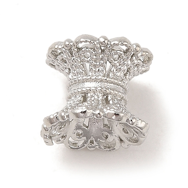 PandaHall Brass Spacer Beads, Long-Lasting Beads, Flower, Platinum, 8x7mm, Hole: 2.5mm Brass
PandaHall Brass Spacer Beads, Long-Lasting Beads, Flower, Platinum, 8x7mm, Hole: 2.5mm Brass