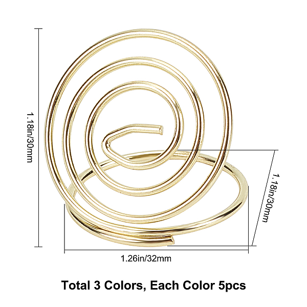 PandaHall Gorgecraft 15 Pcs 3 Colors Carbon Steel Place Card Holders, Wire Table Number Holder Stand, for Memo Note Name Sign Wedding Party...
PandaHall Gorgecraft 15 Pcs 3 Colors Carbon Steel Place Card Holders, Wire Table Number Holder Stand, for Memo Note Name Sign Wedding Party...