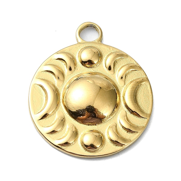 PandaHall Ion Plating(IP) 304 Stainless Steel Pendants, Real 18K Gold Plated, Flat Round Charm, Moon, 24x20x3mm, Hole: 3mm 304 Stainless...
PandaHall Ion Plating(IP) 304 Stainless Steel Pendants, Real 18K Gold Plated, Flat Round Charm, Moon, 24x20x3mm, Hole: 3mm 304 Stainless...