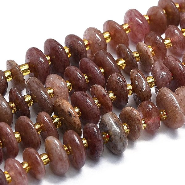 PandaHall Natural Strawberry Quartz Beads Strands, Chips, 10~12x8~9x3~4mm, Hole: 2mm, about 83pcs/strand, 15.55''(39.5cm) Strawberry Quartz...
PandaHall Natural Strawberry Quartz Beads Strands, Chips, 10~12x8~9x3~4mm, Hole: 2mm, about 83pcs/strand, 15.55''(39.5cm) Strawberry Quartz...
