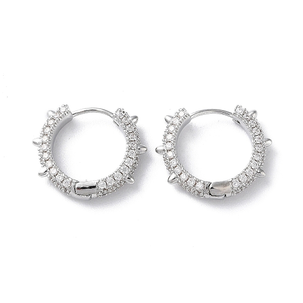 PandaHall Brass Micro Pave Cubic Zirconia Hoop Earrings, Ring, Real Platinum Plated, 15.5x4mm Cubic Zirconia Ring Clear
PandaHall Brass Micro Pave Cubic Zirconia Hoop Earrings, Ring, Real Platinum Plated, 15.5x4mm Cubic Zirconia Ring Clear