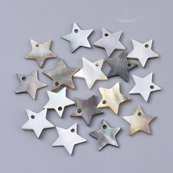 PandaHall Black Lip Shell Charms, Star, Black, 11x12x1.5mm, Hole: 1mm Black Lip Shell Star Black
PandaHall Black Lip Shell Charms, Star, Black, 11x12x1.5mm, Hole: 1mm Black Lip Shell Star Black