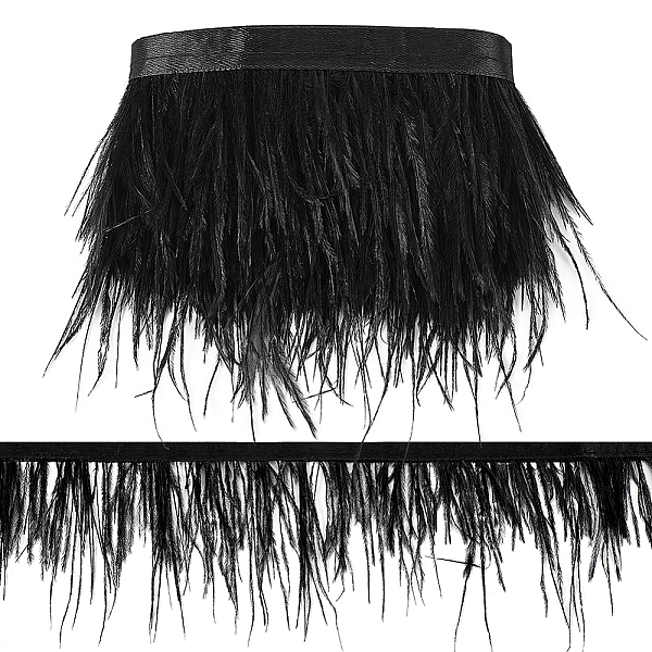 PandaHall AHADERMAKER 2 Yards Fashion Ostrich Feather Cloth Strand Costume Accessories, Black, 80~100mm Feather Feather Black
PandaHall AHADERMAKER 2 Yards Fashion Ostrich Feather Cloth Strand Costume Accessories, Black, 80~100mm Feather Feather Black