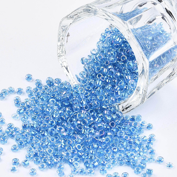 PandaHall 8/0 Glass Seed Beads, Inside Colours, Round Hole, Round, Transparent Colours Rainbow, Royal Blue, 8/0, 3~4x2~3mm, Hole: 0.8mm...
PandaHall 8/0 Glass Seed Beads, Inside Colours, Round Hole, Round, Transparent Colours Rainbow, Royal Blue, 8/0, 3~4x2~3mm, Hole: 0.8mm...