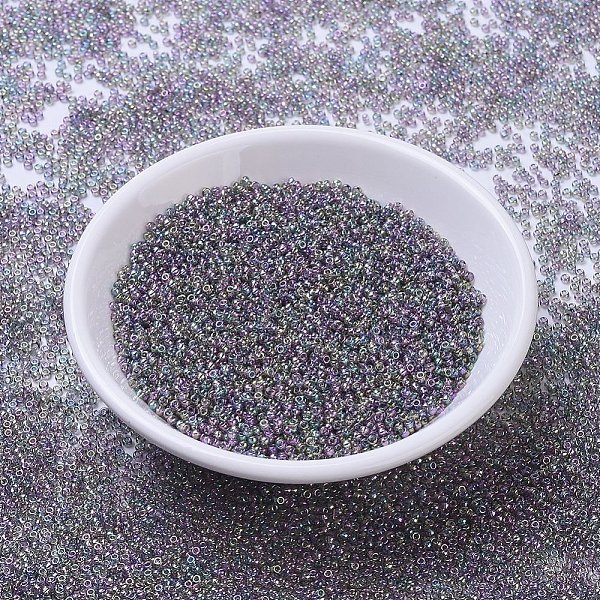 PandaHall MIYUKI Round Rocailles Beads, Japanese Seed Beads, 11/0, (RR2440) Transparent Gray Rainbow Luster, 2x1.3mm, Hole: 0.8mm, about...
PandaHall MIYUKI Round Rocailles Beads, Japanese Seed Beads, 11/0, (RR2440) Transparent Gray Rainbow Luster, 2x1.3mm, Hole: 0.8mm, about...