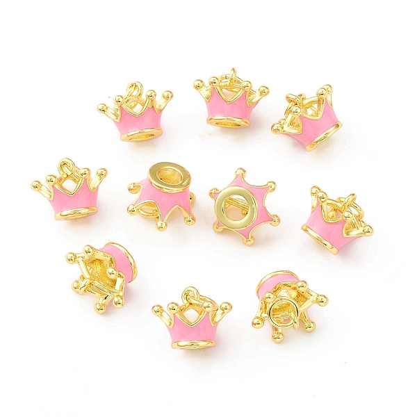 PandaHall Eco-Friendly Brass Enamel Pendants, with Jump Ring, Lead Free & Cadmium Free, Real 18K Gold Plated, Crown Charm, Pink, 9x12x12mm...
PandaHall Eco-Friendly Brass Enamel Pendants, with Jump Ring, Lead Free & Cadmium Free, Real 18K Gold Plated, Crown Charm, Pink, 9x12x12mm...