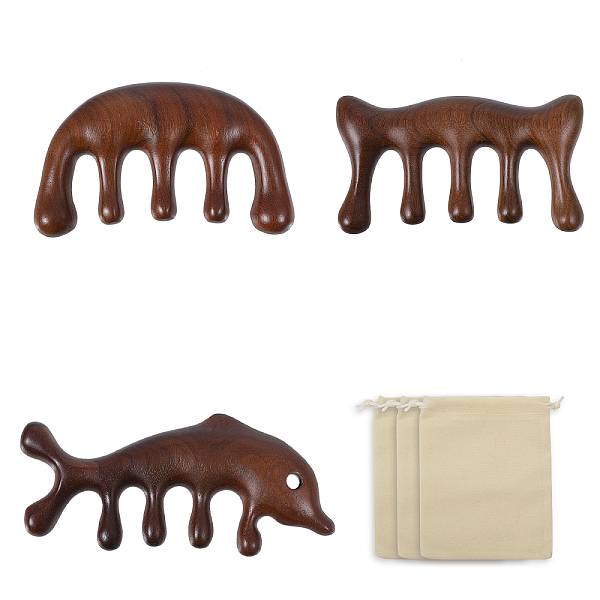 PandaHall CHGCRAFT 3Pcs 3 Style Sandalwood Large Wide Five-tooth Comb, Massage Hair Brushes for Men and Women, eith 3Pcs Rectangle Velvet...
PandaHall CHGCRAFT 3Pcs 3 Style Sandalwood Large Wide Five-tooth Comb, Massage Hair Brushes for Men and Women, eith 3Pcs Rectangle Velvet...