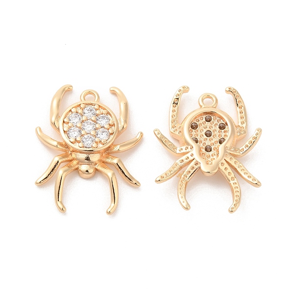 PandaHall Brass & Cubic Zirconia Pendants, Spider Charm, Real 18K Gold Plated, 20.5x16x3mm, Hole: 1.2mm Brass+Cubic Zirconia Spider Clear
PandaHall Brass & Cubic Zirconia Pendants, Spider Charm, Real 18K Gold Plated, 20.5x16x3mm, Hole: 1.2mm Brass+Cubic Zirconia Spider Clear