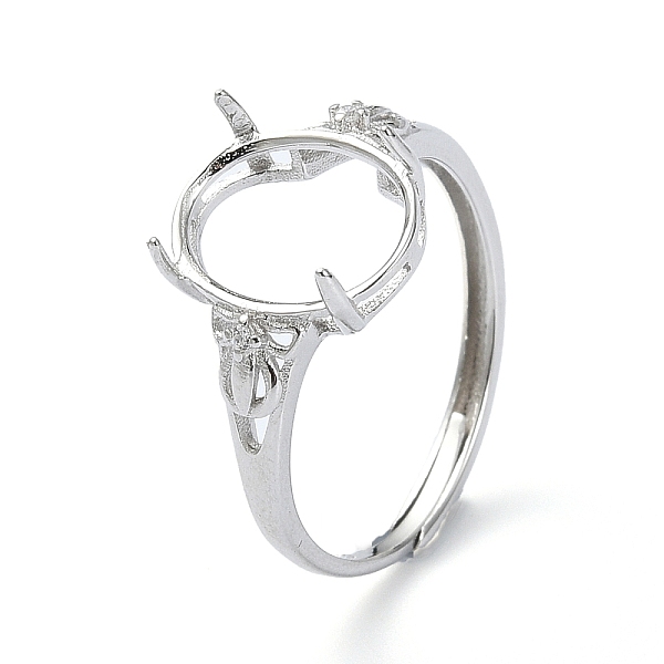PandaHall Adjustable 925 Sterling Silver Ring Components,with Cubic Zirconia, For Half Drilled Beads, Real Platinum Plated, 1.7~4mm, US Size...
PandaHall Adjustable 925 Sterling Silver Ring Components,with Cubic Zirconia, For Half Drilled Beads, Real Platinum Plated, 1.7~4mm, US Size...