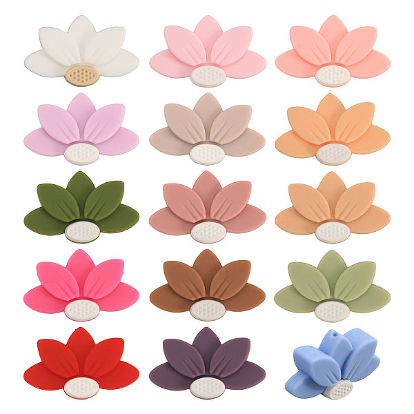 PandaHall CHGCRAFT 15Pcs 15 Colors Lotus Food Grade Eco-Friendly Silicone Beads, Chewing Beads For Teethers, DIY Nursing Necklaces Making..., Multicolor
PandaHall CHGCRAFT 15Pcs 15 Colors Lotus Food Grade Eco-Friendly Silicone Beads, Chewing Beads For Teethers, DIY Nursing Necklaces Making..., Multicolor