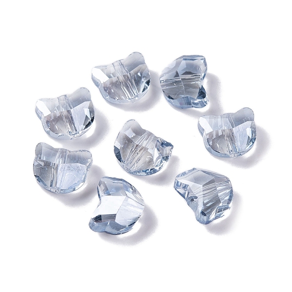 PandaHall 100Pcs Electroplate Glass Beads, Cat Shape, Faceted, Light Steel Blue, 7x6x4.5mm, Hole: 1mm Glass Cat Shape
PandaHall 100Pcs Electroplate Glass Beads, Cat Shape, Faceted, Light Steel Blue, 7x6x4.5mm, Hole: 1mm Glass Cat Shape
