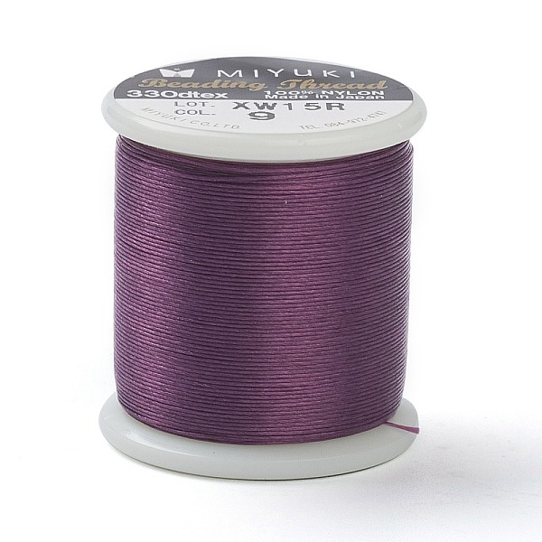 PandaHall MIYUKI Beading Nylon Thread B, 330 DTEX/0.203mm/0.008", for Seed Beads, #9, Purple, 0.16mm, 55 yards(50 meters)/roll Nylon Purple
PandaHall MIYUKI Beading Nylon Thread B, 330 DTEX/0.203mm/0.008", for Seed Beads, #9, Purple, 0.16mm, 55 yards(50 meters)/roll Nylon Purple