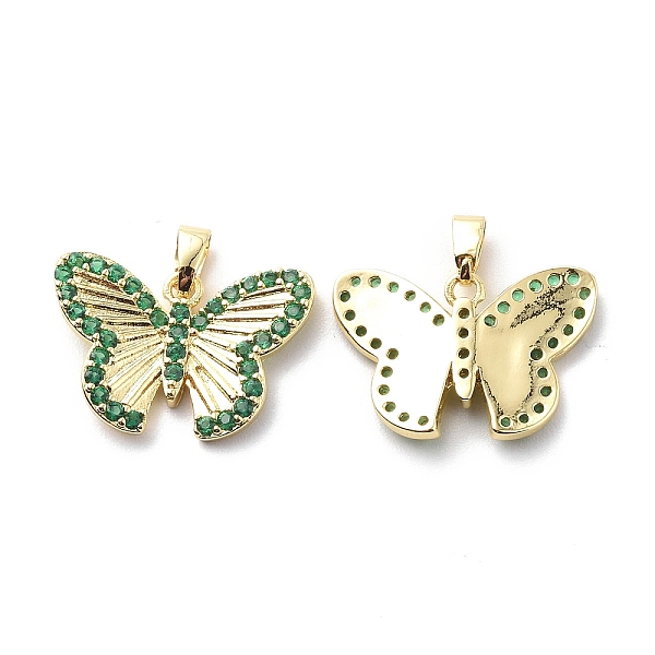PandaHall Brass Cubic Zirconia Pendants, Butterfly Charm, Real 18K Gold Plated, Green, 15x21x3.5mm, Hole: 2.5x4.5mm Brass+Cubic Zirconia...
PandaHall Brass Cubic Zirconia Pendants, Butterfly Charm, Real 18K Gold Plated, Green, 15x21x3.5mm, Hole: 2.5x4.5mm Brass+Cubic Zirconia...