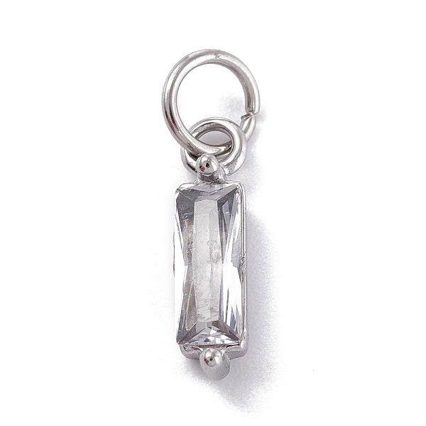 PandaHall 304 Stainless Steel Cubic Zirconia Pendants, Rectangle, Stainless Steel Color, Clear, 17x4x4mm, Hole: 5mm Stainless Steel+Cubic...
PandaHall 304 Stainless Steel Cubic Zirconia Pendants, Rectangle, Stainless Steel Color, Clear, 17x4x4mm, Hole: 5mm Stainless Steel+Cubic...
