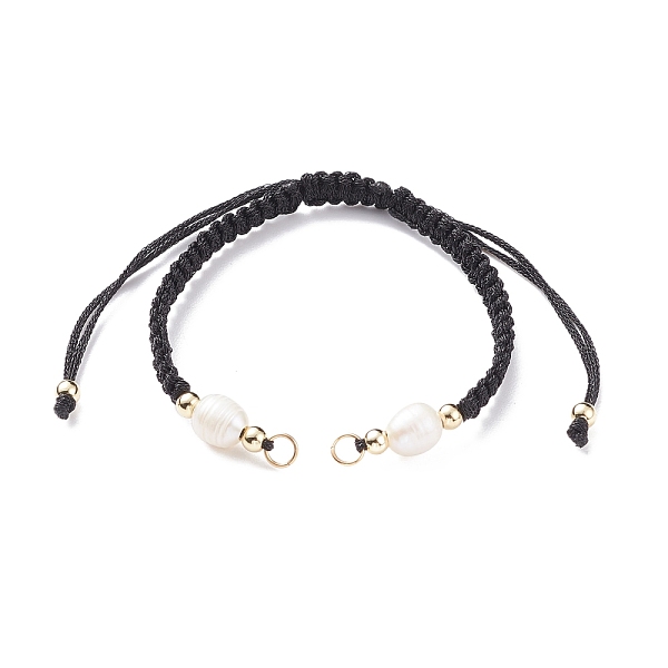 PandaHall Half Finished Polyester Braided Pearl Bracelet, with Jump Rings, for Adjustable Connector Bracelet Making , Black, 12-5/8 inch...
PandaHall Half Finished Polyester Braided Pearl Bracelet, with Jump Rings, for Adjustable Connector Bracelet Making , Black, 12-5/8 inch...