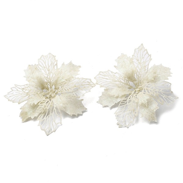 PandaHall Plastic Glitter Artificial Flower, for Christmas Tree Decorations, White, 160~165x160~165x40mm Plastic White
PandaHall Plastic Glitter Artificial Flower, for Christmas Tree Decorations, White, 160~165x160~165x40mm Plastic White