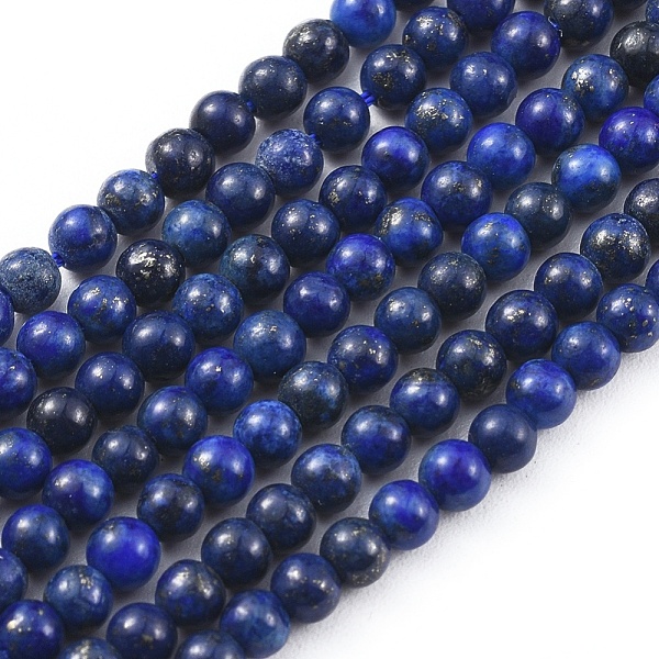 PandaHall Natural Lapis Lazuli Beads Strands, Dyed, Round, 3mm, Hole: 0.6mm, about 129pcs/strand, 15.4 inch(39.2cm) Lapis Lazuli Round
PandaHall Natural Lapis Lazuli Beads Strands, Dyed, Round, 3mm, Hole: 0.6mm, about 129pcs/strand, 15.4 inch(39.2cm) Lapis Lazuli Round