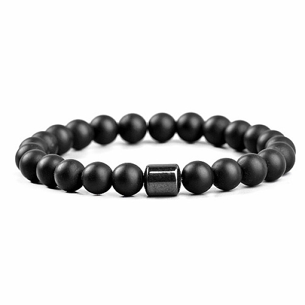 PandaHall Natural Fire Crackle Agate Bead Stretch Bracelets for Women, 7-5/8 inch(19.5cm). Black Stone Round
PandaHall Natural Fire Crackle Agate Bead Stretch Bracelets for Women, 7-5/8 inch(19.5cm). Black Stone Round